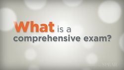 What is a comprehensive exam?